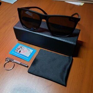 Polarized Sunglasses for Men Aluminum Sunglasses Driving Rectangular Sun Glasses